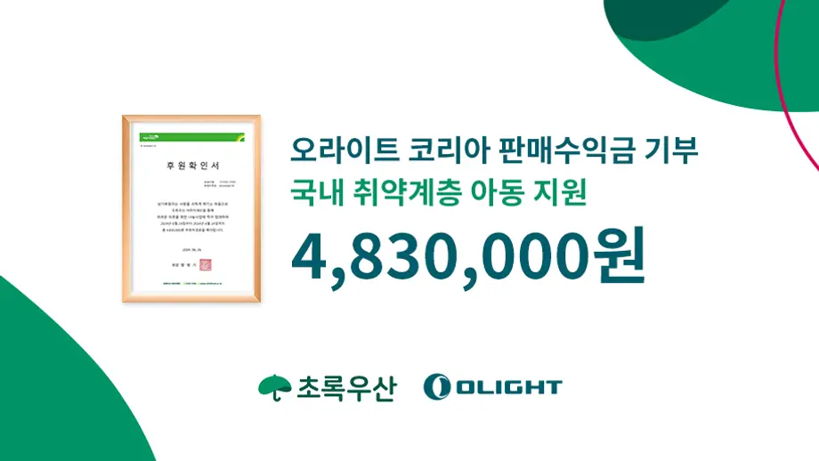 여러분, 감사합니다! 착한소비의 힘이 대단하네요!