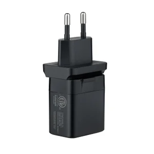 Olight 블랙 AAA/AA 충전기 Ostation X 정면도, 빠른 충전 어댑터