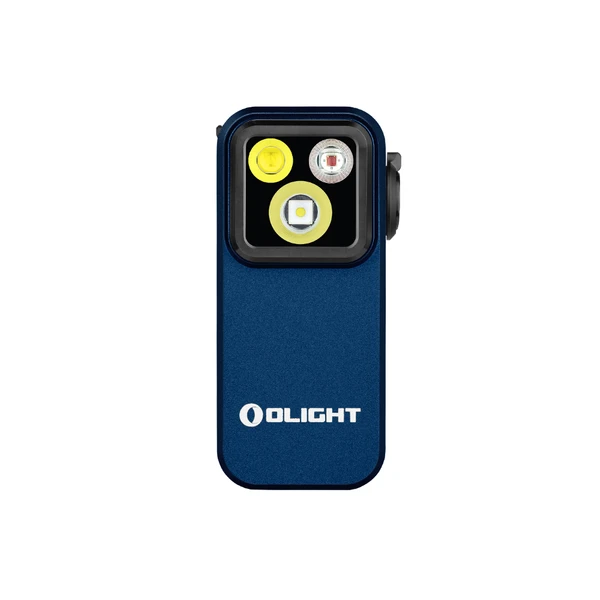 Olight 오클립 프로 블루 미니 EDC 플래시라이트 전면 3구 LED 라이트 야외 캠핑 및 비상용 휴대용 라이트