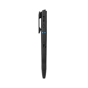 Olight 블랙 Open 3 펜 라이트 텍스처 그립, 포켓 클립, 글쓰기 및 조명용
