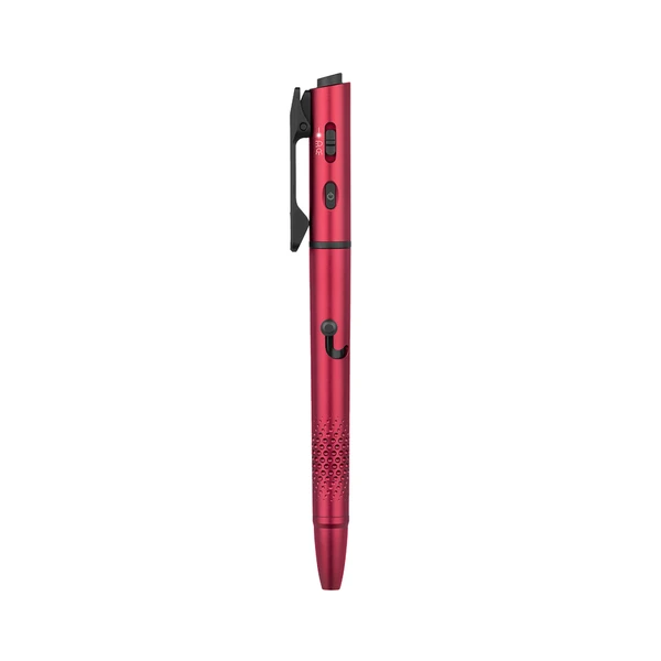Olight 레드 Open 3 다용도 펜, 사무실 및 일상적인 필기 작업을 위한 펜, 손전등 및 레이저 포인터 기능
