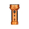 Olight 오렌지 Marauder Mini 2 정면, 다기능 노브 스위치와 손전등 모드 선택이 있는 휴대용 LED 손전등