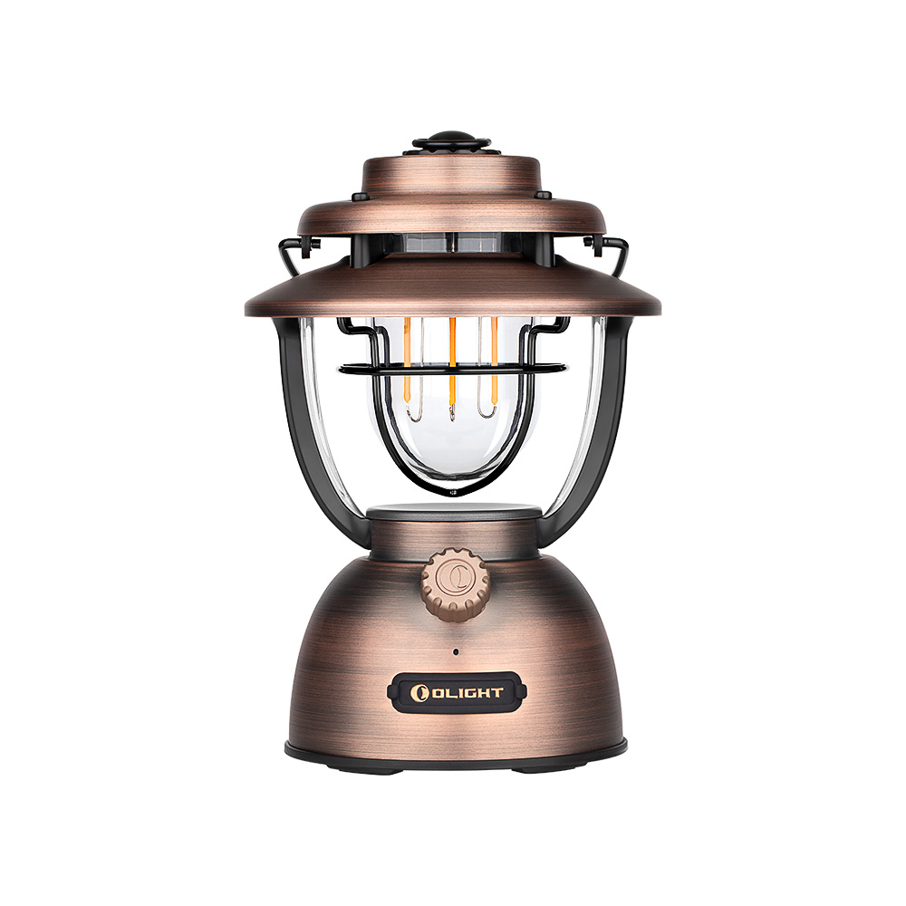 Olight Olantern Classic 2 Pro 전면 빈티지 스타일 랜턴, 황동 마감, 야외 캠핑 조명