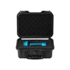 Olight 블루 Marauder Mini 2 및 Open 3 세트, 폼 패딩 케이스에 포장된 정면 보기, 안전한 보관 및 운반 용도