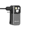 오라이트 Olight 그레이 Oclip Pro 클립형 미니 후레쉬 USB C타입 충전 포트 연결 측면 뷰 야외 캠핑 및 비상용 EDCOclip Ultra