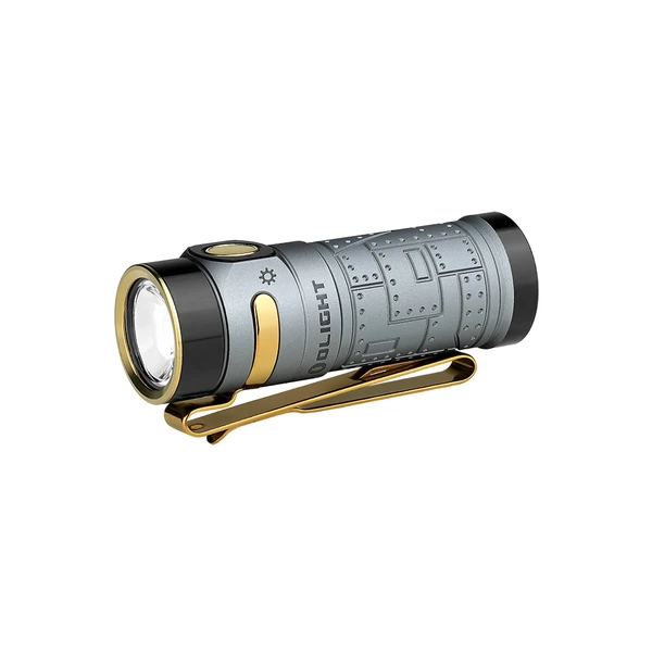 Olight 그레이 바톤 4 한정판 정면, 휴대용 EDC 손전등