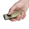 Olight ArkPro 올리브 그린 휴대용 손전등, 엄지손가락으로 조작하는 측면 스위치 디테일로 밝기 조절 가능한 EDC 손전등