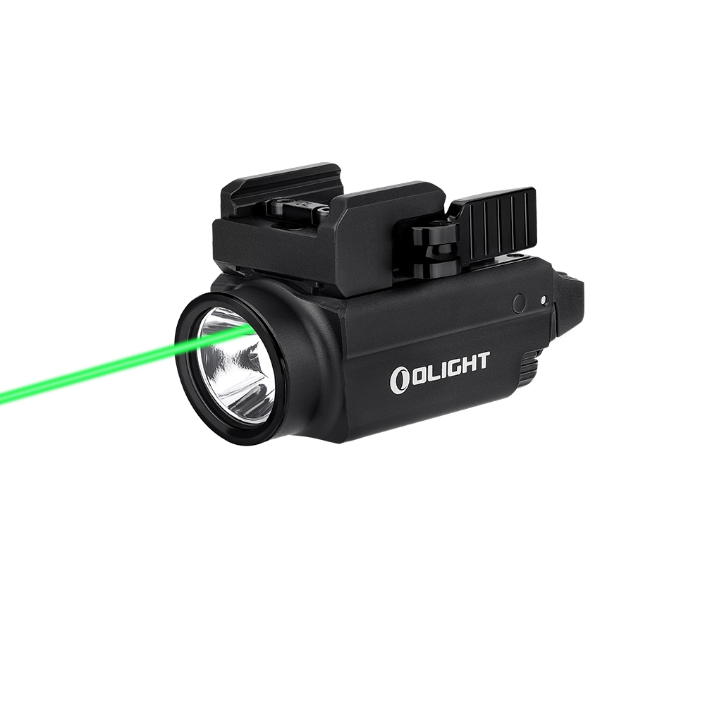 Olight PL-Mini 2 Valkyrie 웨폰 라이트, 그린 레이저 포인터, 소형 충전식 무기 장착형 플래시라이트