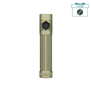 오라이트 Baton 4 Pro 올리브 그린 미니 LED 손전등 정면 컷 캠핑 및 비상용 고휘도 라이트