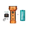 Olight 주황색 Marauder Mini 2 손전등, 32650 7500mAh 배터리 및 휴대용 케이스, 고성능 조명 및 휴대성