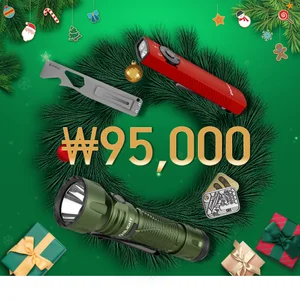 Olight 회색 Oclip Pro 측면, 병따개와 클립이 있는 일상용 다용도 도구