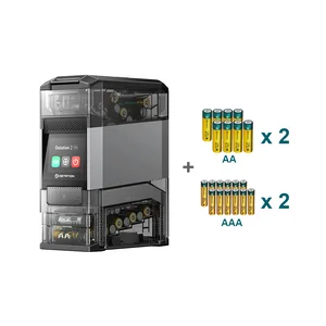 Ostation 2 Pro 충전기, AA 배터리 16개, AAA 배터리 16개.