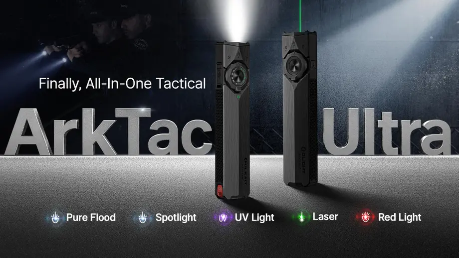 올인원 전술 손전등 Olight ArkTac Ultra 다기능 EDC 충전식 랜턴 완벽 가이드