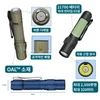 다양한 각도와 세부 사항을 보여주는 Olight Warrior Ultra 플래시라이트.